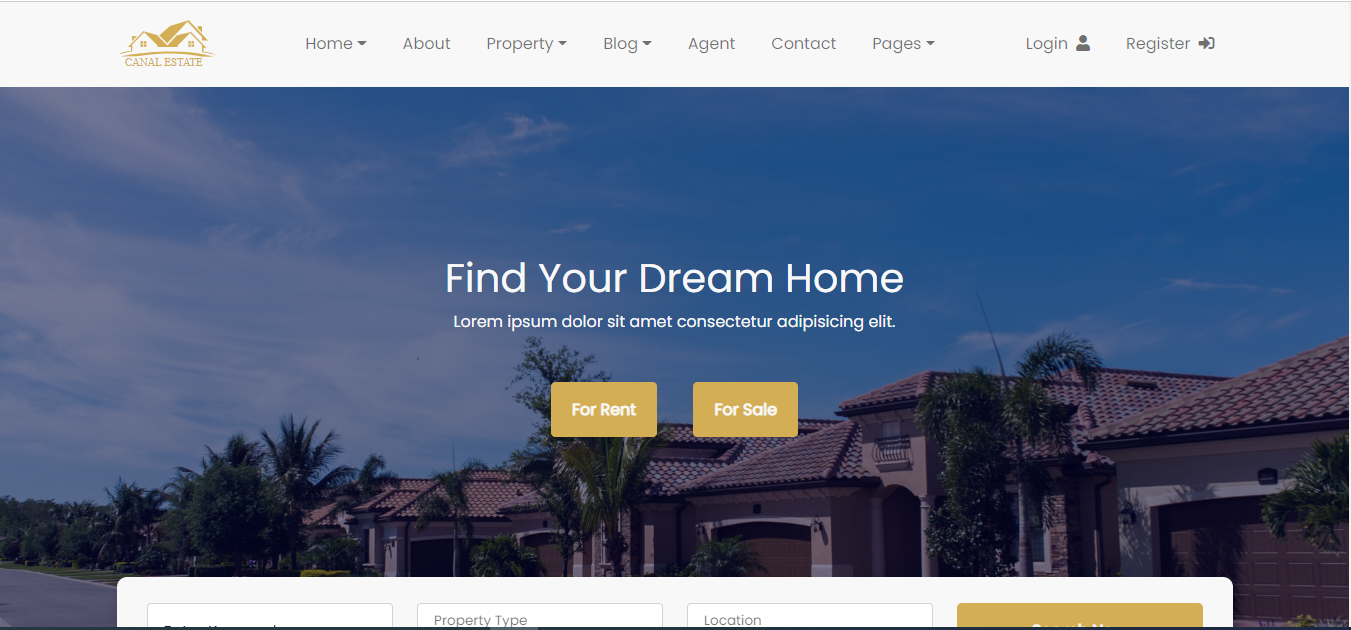 Real Estate Website