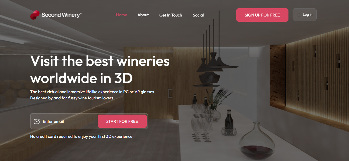 React SecondWinery Website
